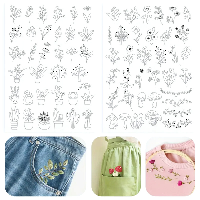 Embroidery Meaning - Water Soluble Stabilizer Embroidery Pattern,Bible Flower