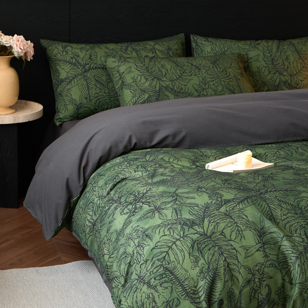 Embroidery Quilt Cover - Duvet Cover Bed Linen Set Sheets
