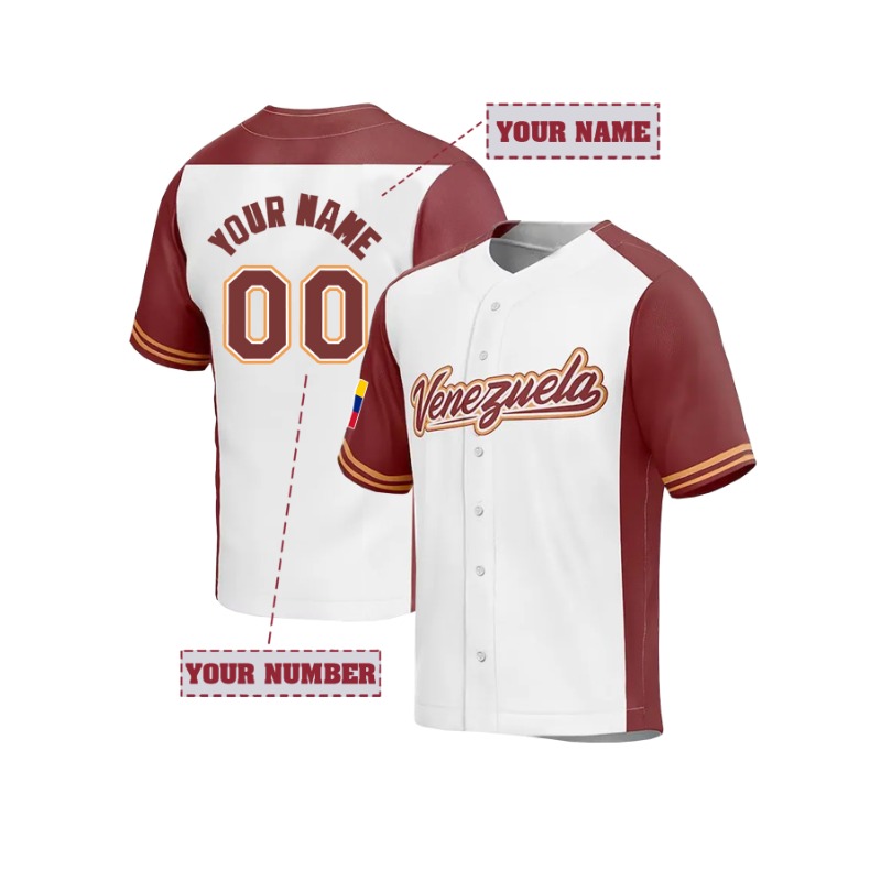 Custom Venezuela Baseball T-Sh - Embroidery Men Shirt ulasan dan harga