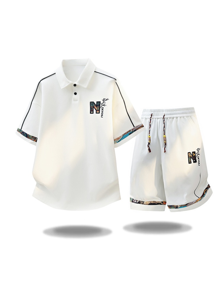 New Summer Fashion Trendy Outd - Embroidery Men Shirt ulasan dan harga