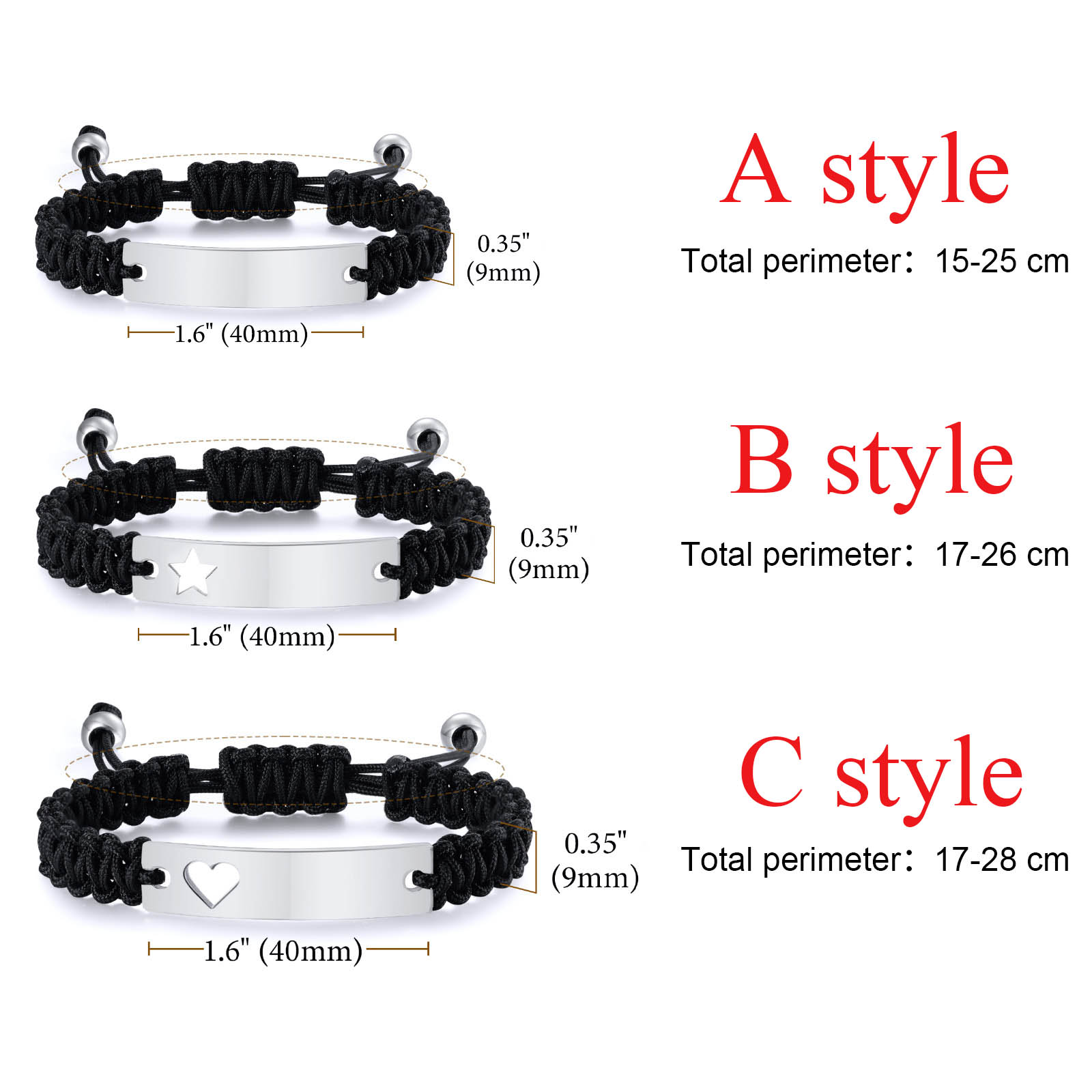 Custom Vintage Braided Rope Ch - Embroidery Alphabet ulasan dan harga