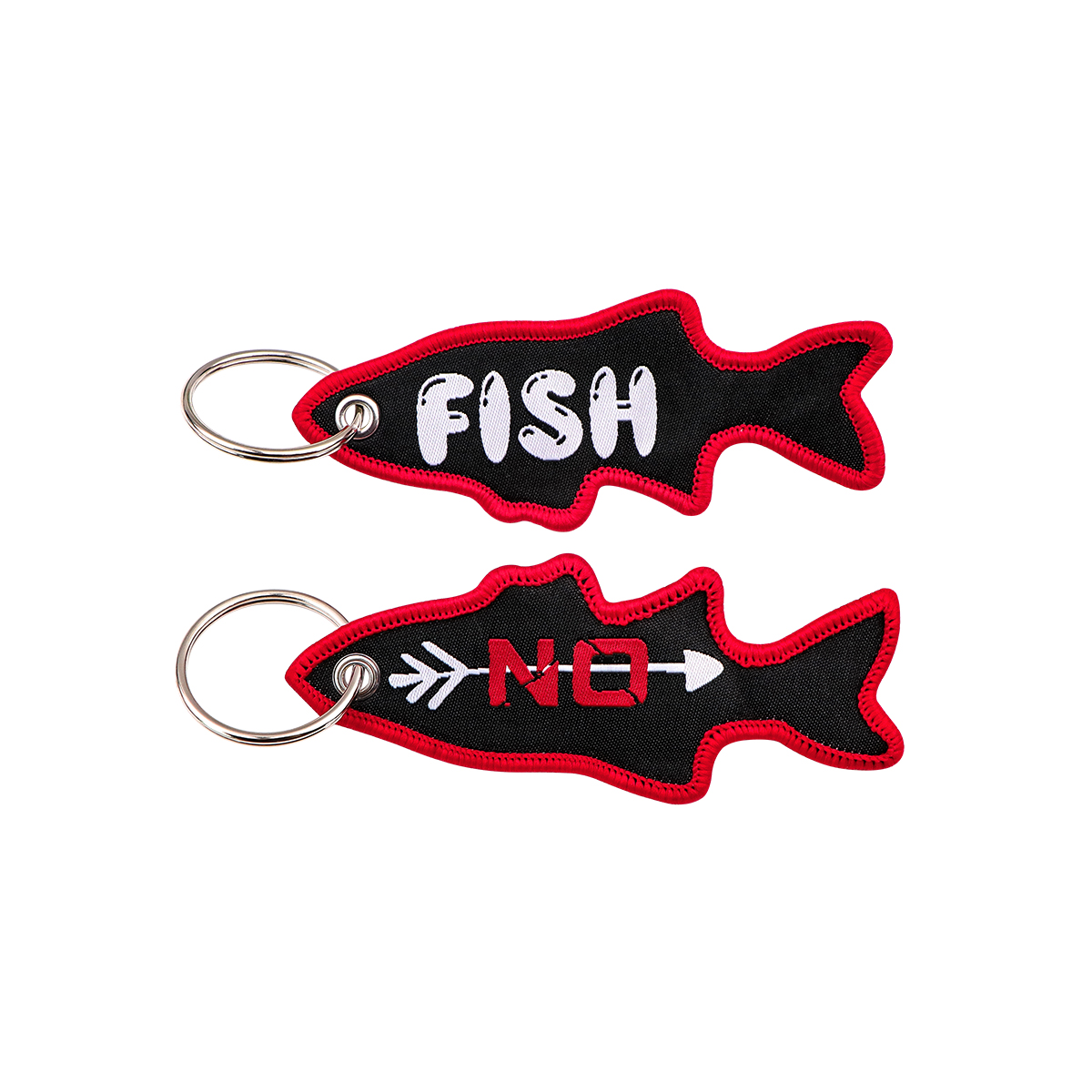 Fish Shape Embroidery Key Tag  - Embroidery Free Pattern ulasan dan harga