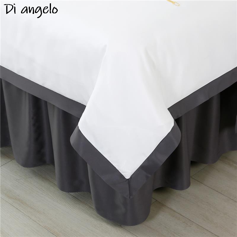 Custom Size Logo 4-7PCS Embroi - Embroidery Quilt Cover ulasan dan harga