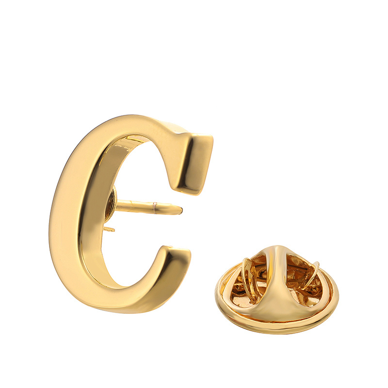 Classic Men's and Women's Broo - Embroidery Initials ulasan dan harga