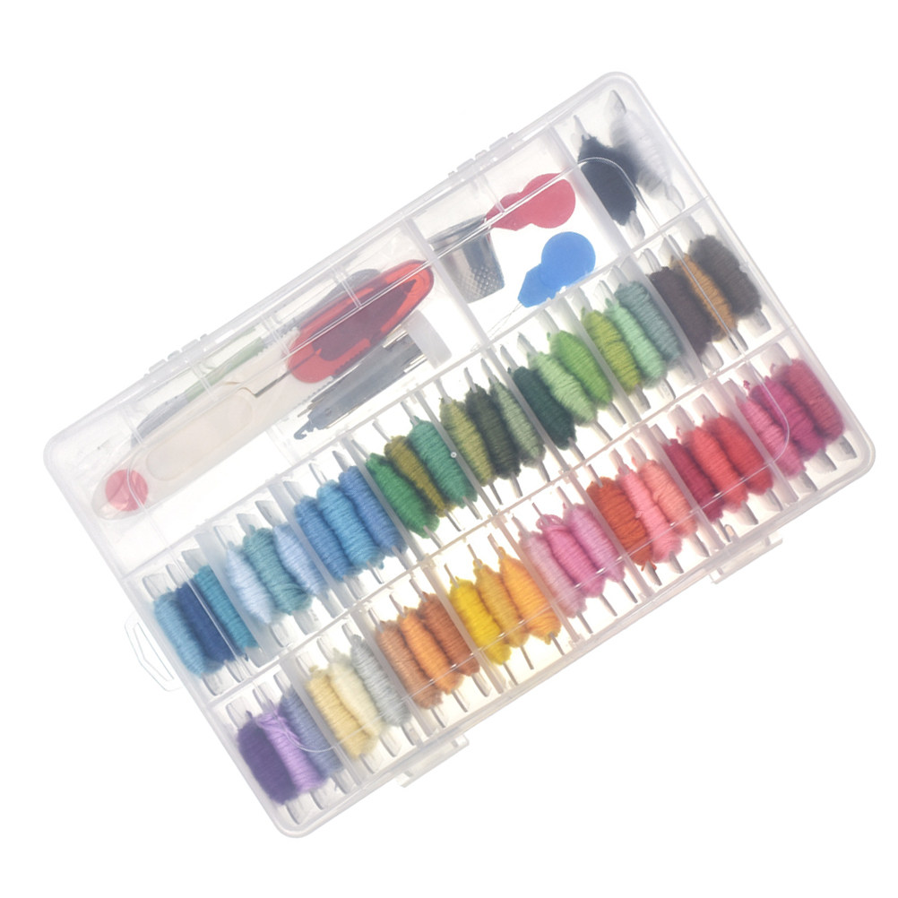 50 Assorted Embroidery Kit Sup - Embroidery Free Pattern ulasan dan harga