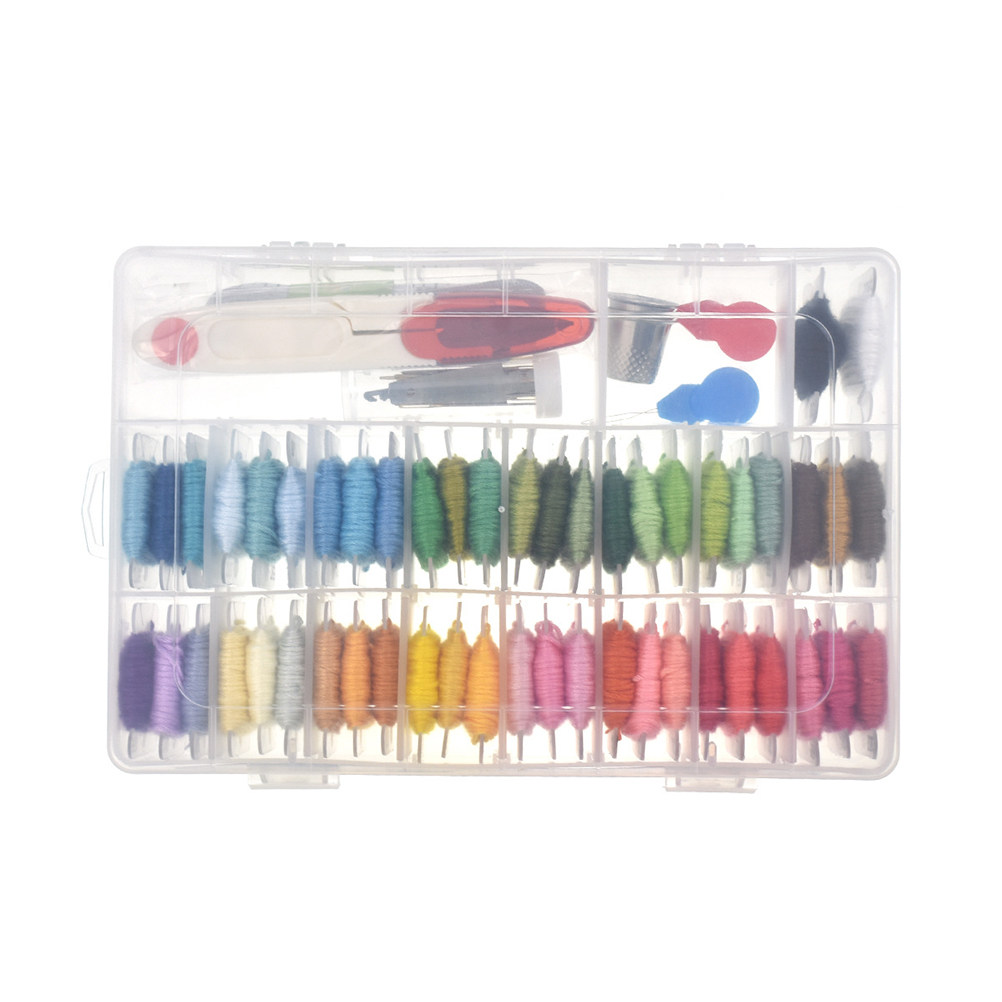 50 Assorted Embroidery Kit Sup - Embroidery Free Pattern ulasan dan harga