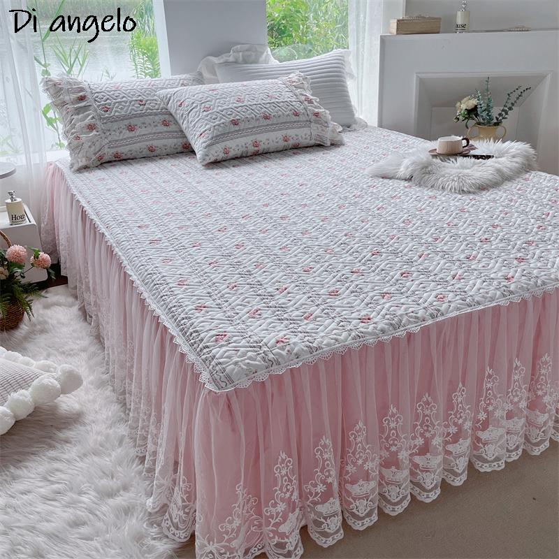 Cotton Lace Embroidery Thicken - Embroidery Quilt Cover ulasan dan harga