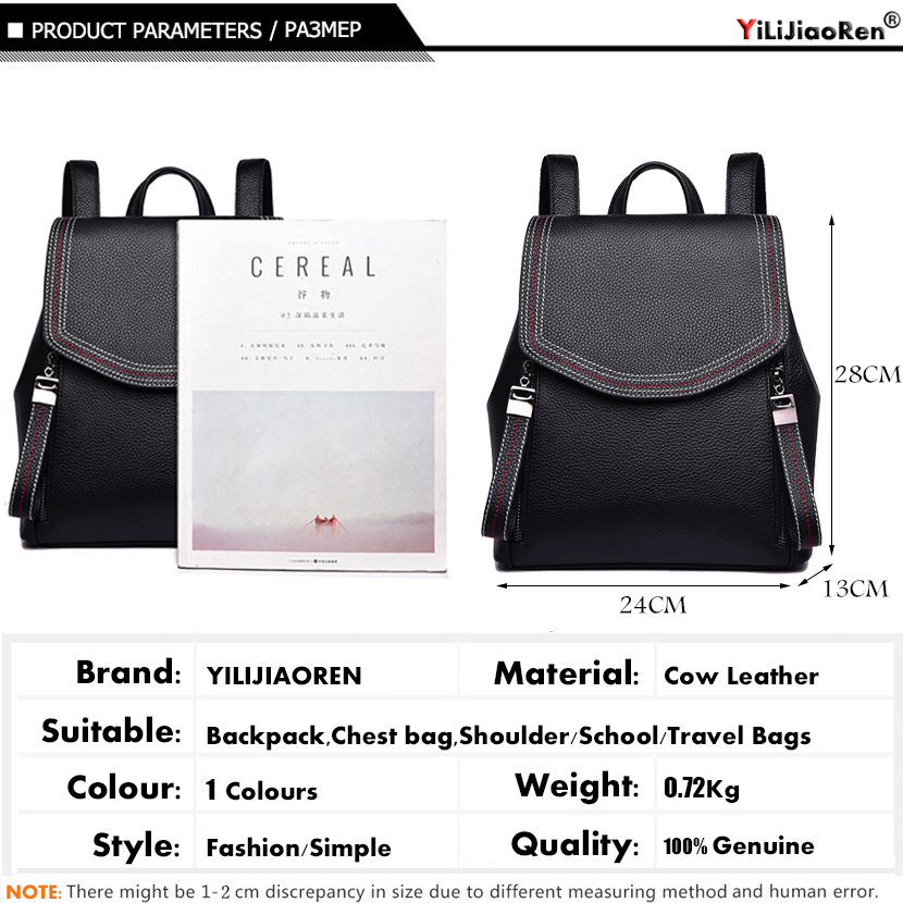 Fashion Thread Women Backpack  - Embroidery Simple ulasan dan harga