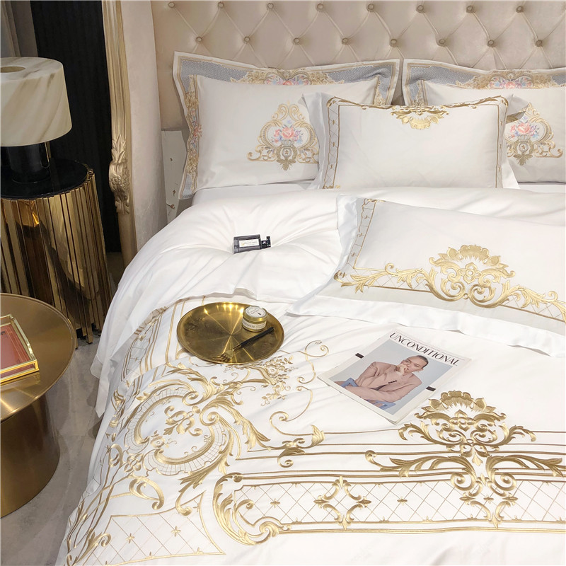 Queen Super King size Bedding  - Embroidery Quilt Cover ulasan dan harga