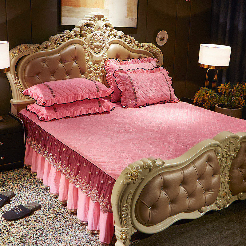 AI WINSURE-Embroidery Lace Vel - Embroidery Quilt Cover ulasan dan harga