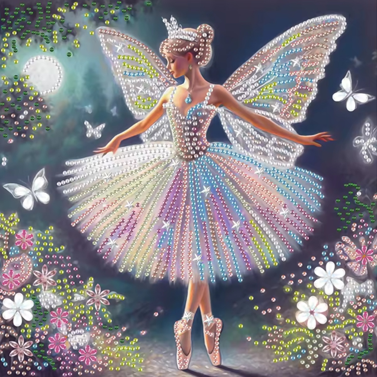 Butterfly Fairy Pattern Series - Embroidery Free Pattern ulasan dan harga