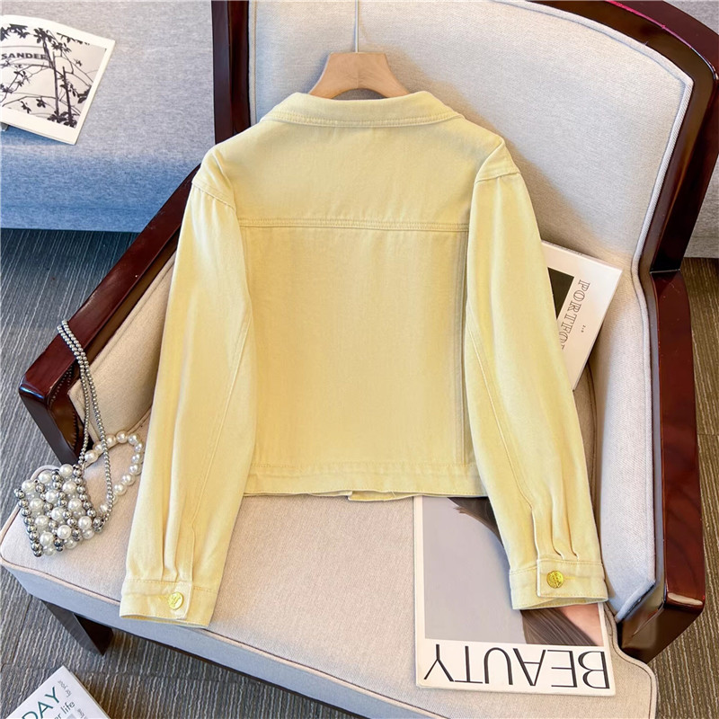 Korean Vintage Flower Embroide - Embroidery Yellow Flower ulasan dan harga