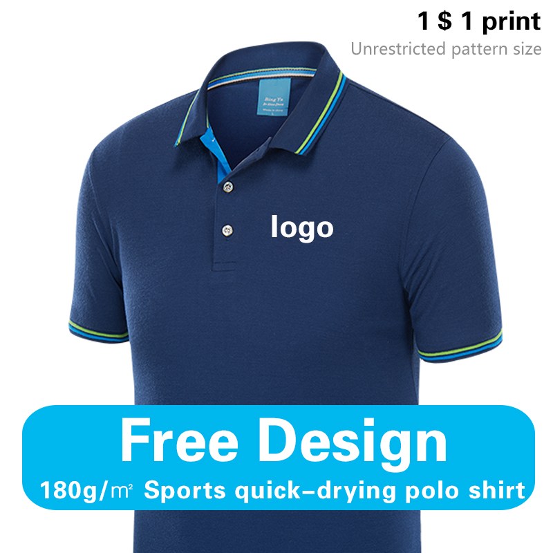 Summer Polo Shirt With Printed - Embroidery Men Shirt ulasan dan harga