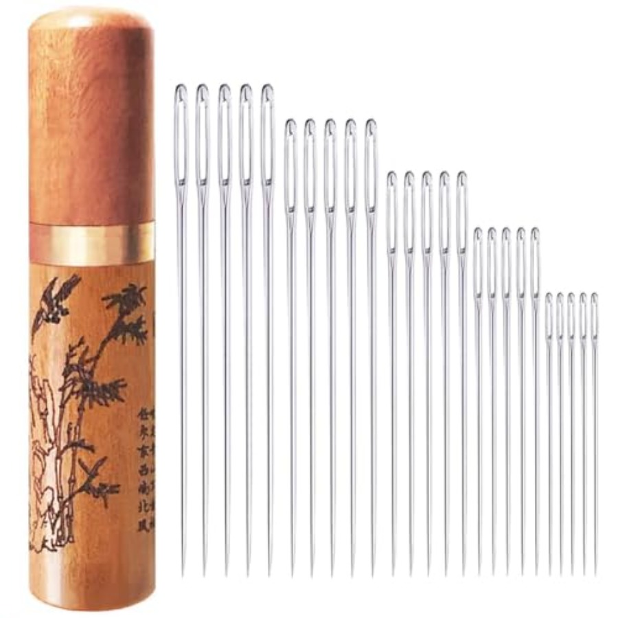 Large Eye Sewing Needles, Embr - Embroidery Free Pattern ulasan dan harga