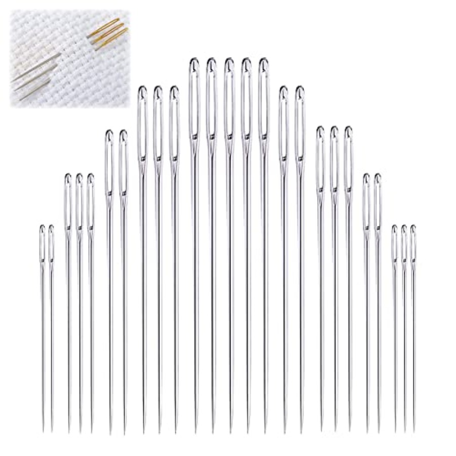 Large Eye Sewing Needles, Embr - Embroidery Free Pattern ulasan dan harga