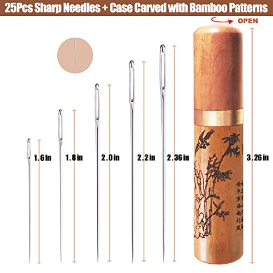 Large Eye Sewing Needles, Embr - Embroidery Free Pattern ulasan dan harga