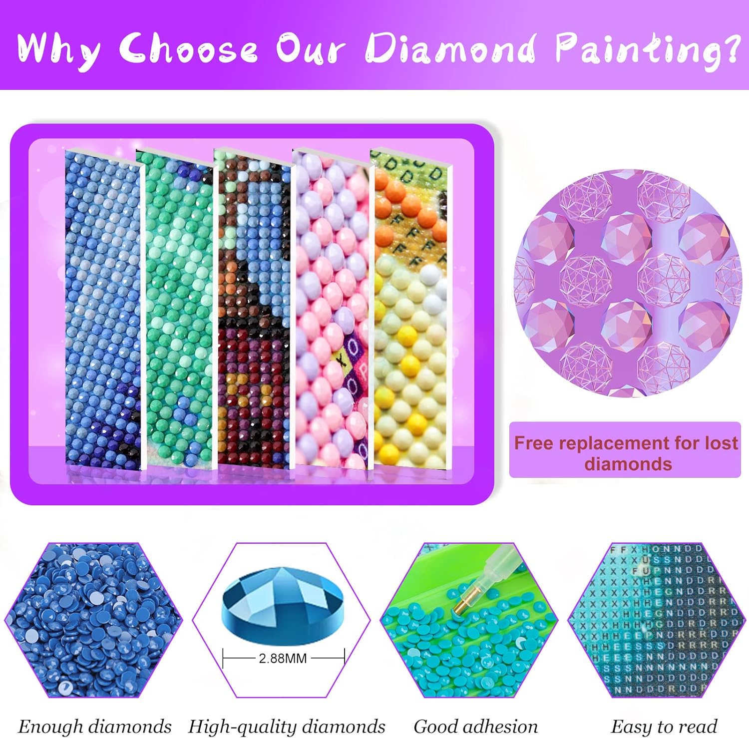 New Christmas Theme DIY Diamon - Embroidery Free Pattern ulasan dan harga