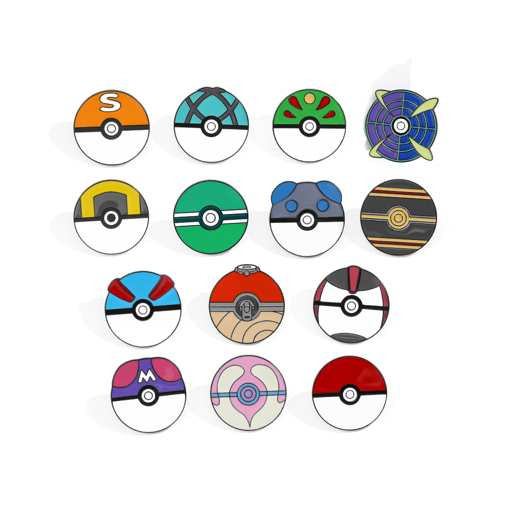 14 Pcs Cartoon Brooch Minimali - Embroidery Simple ulasan dan harga
