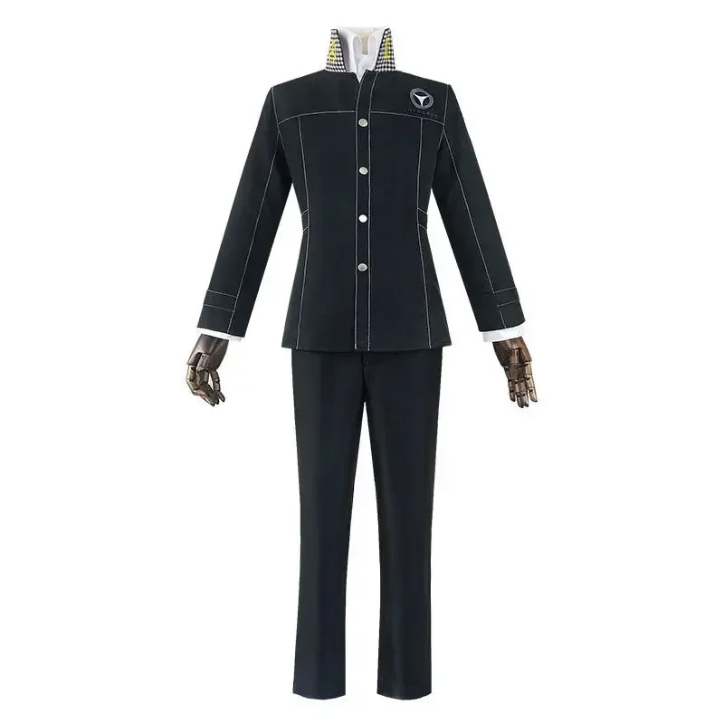 Persona 4 Narukami Yuu Cosplay - Embroidery Men Shirt ulasan dan harga