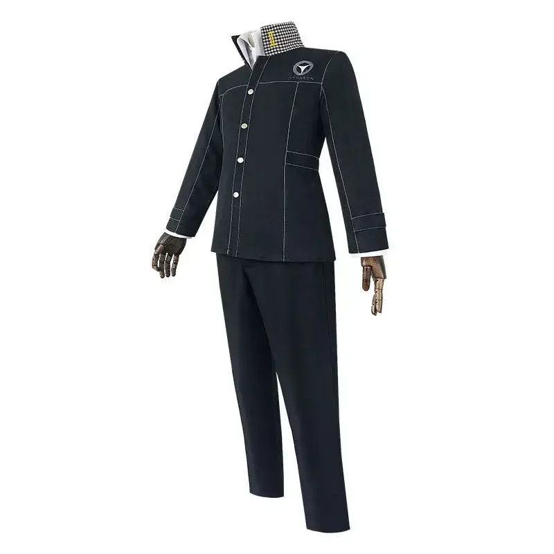 Persona 4 Narukami Yuu Cosplay - Embroidery Men Shirt ulasan dan harga