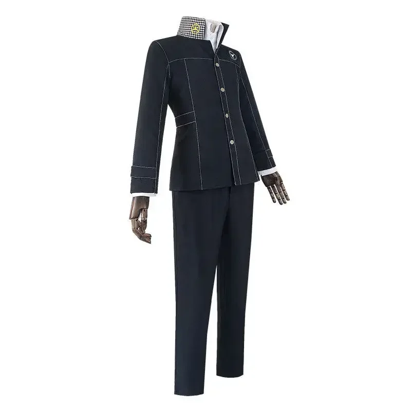 Persona 4 Narukami Yuu Cosplay - Embroidery Men Shirt ulasan dan harga