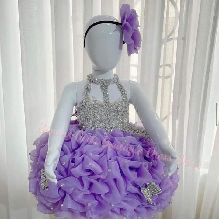 Yellow Ruffles Flower Girl Dre - Embroidery Yellow Flower ulasan dan harga