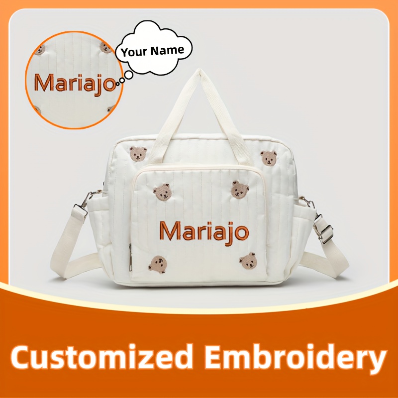 1PC Bear & tulip Pattern Trave - Embroidery Font Free ulasan dan harga