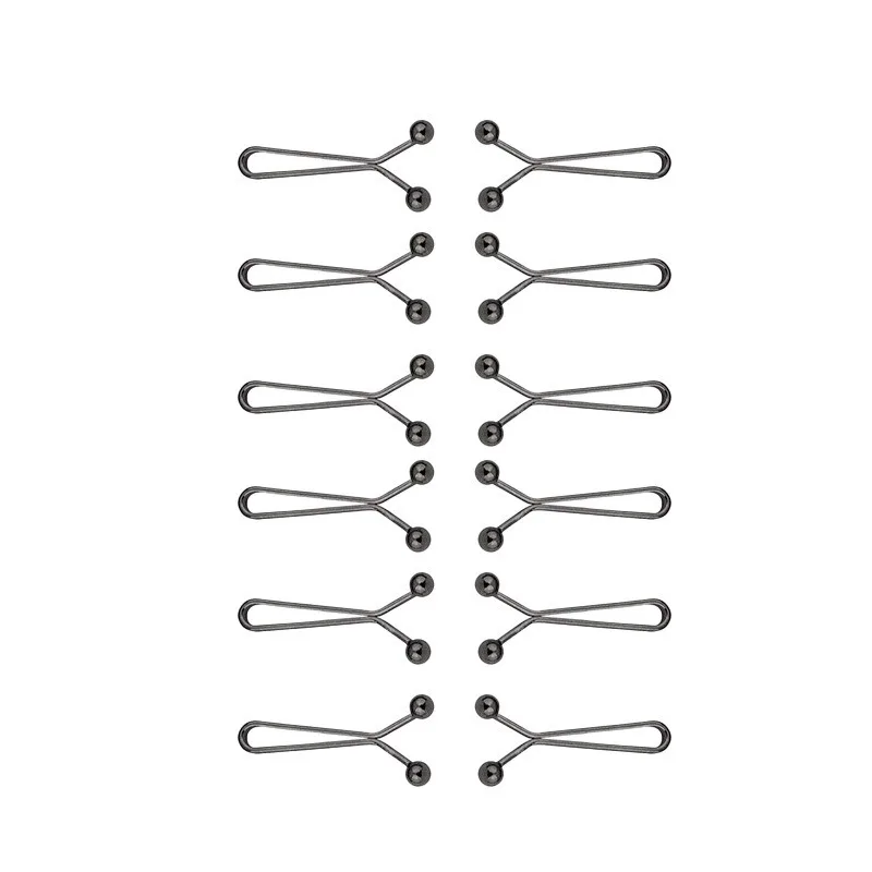12pcs U-shaped Headscarf Pins  - Embroidery Eyebrow ulasan dan harga