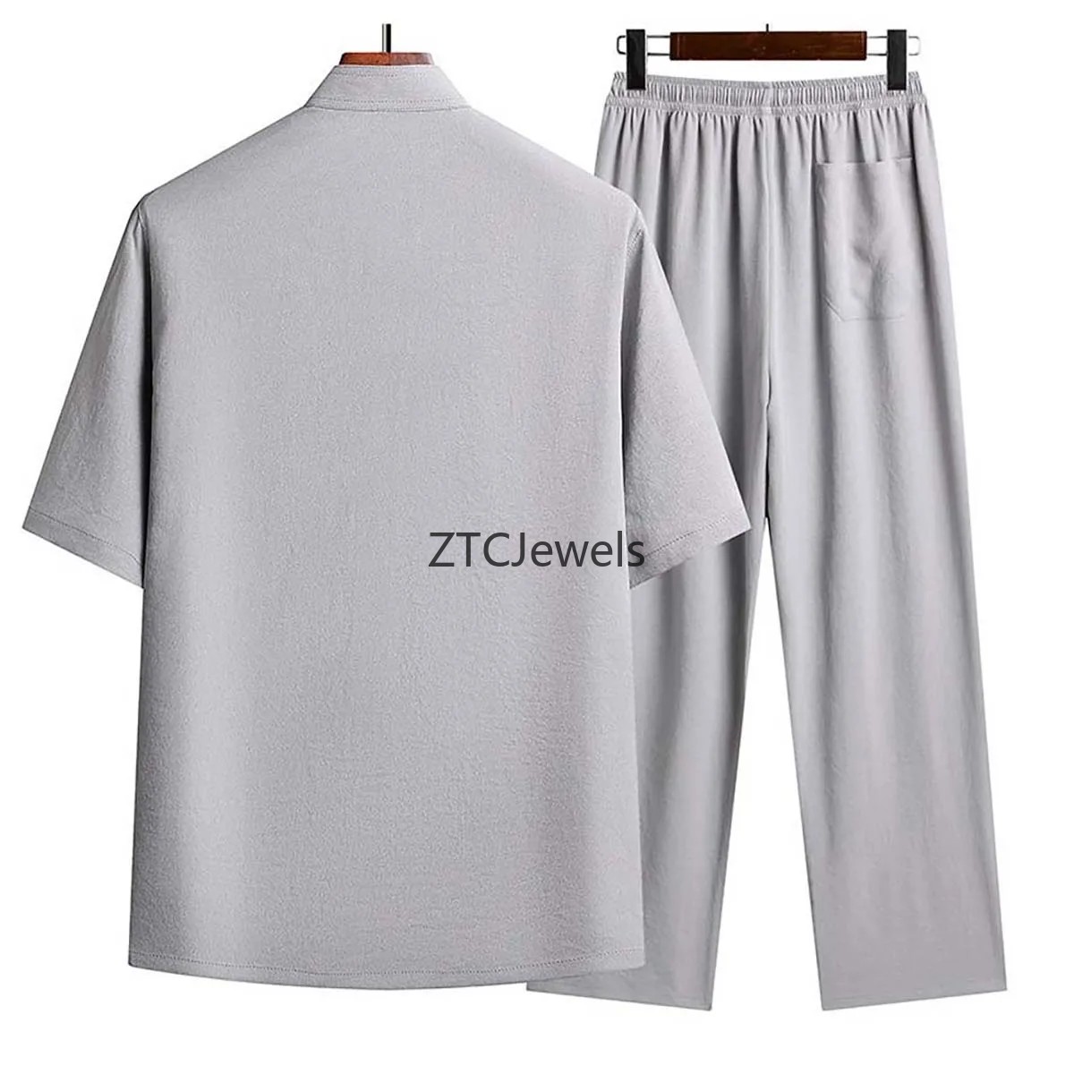 Traditional Chinese Kung Fu Su - Embroidery Men Shirt ulasan dan harga