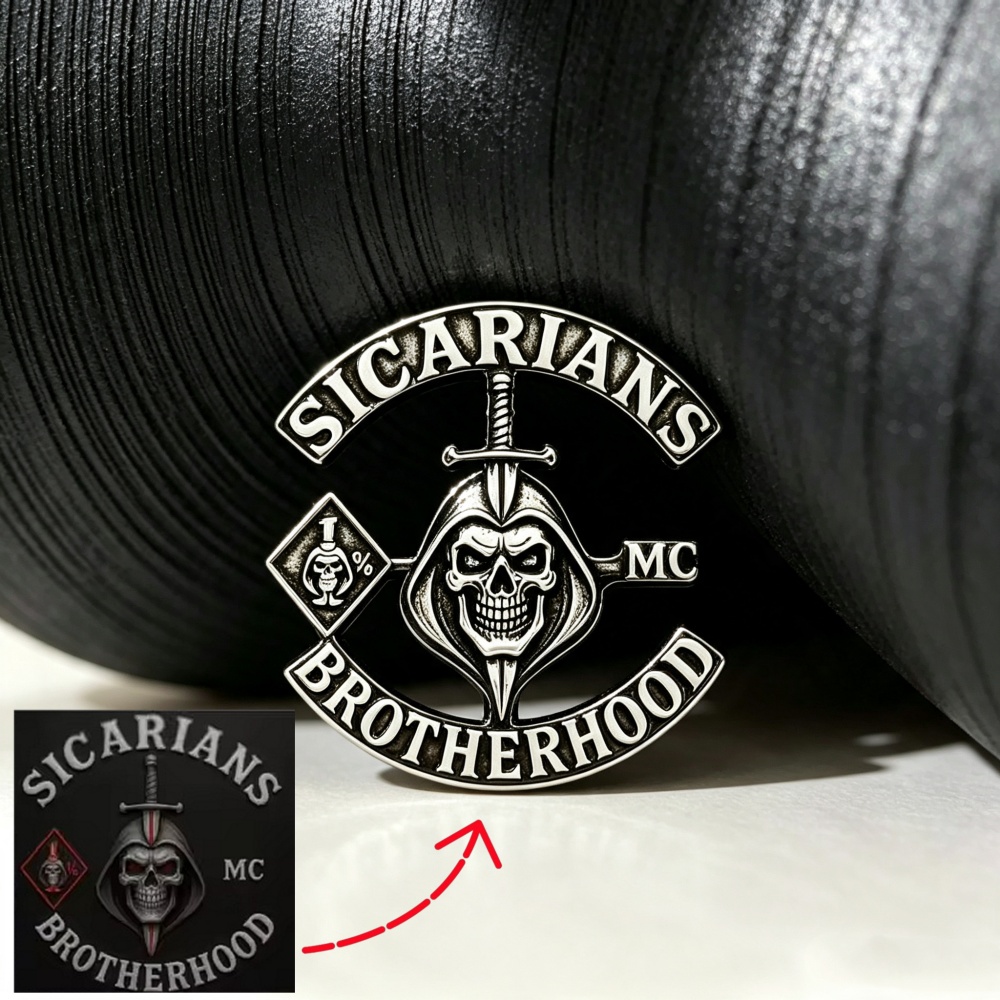 Engraved Custom MC Picture Log - Embroidery Initials ulasan dan harga