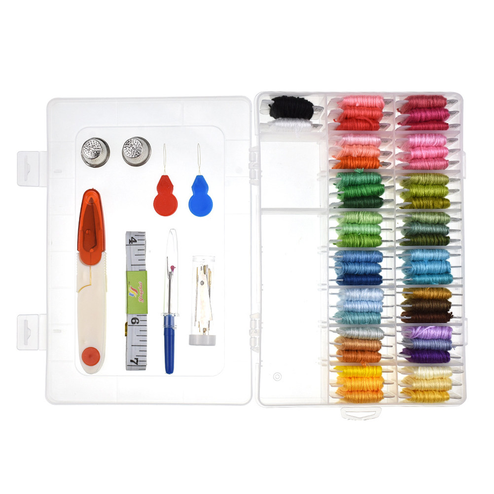 50 Assorted Embroidery Kit wit - Embroidery Free Pattern ulasan dan harga