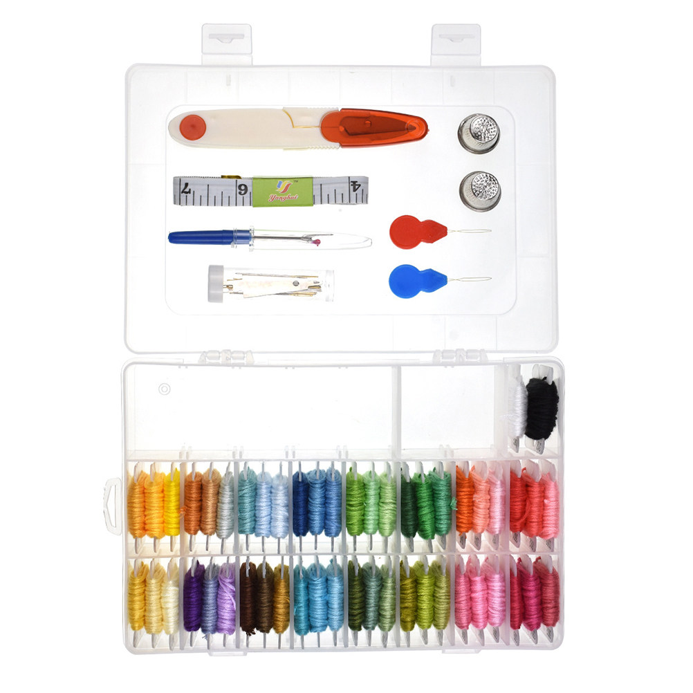 50 Assorted Embroidery Kit wit - Embroidery Free Pattern ulasan dan harga
