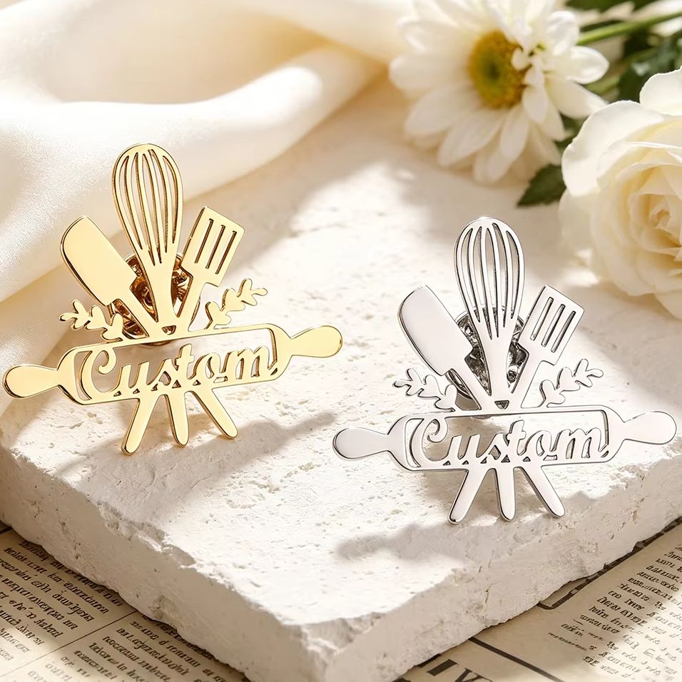 Customized Personalized Stainl - Embroidery Simple ulasan dan harga