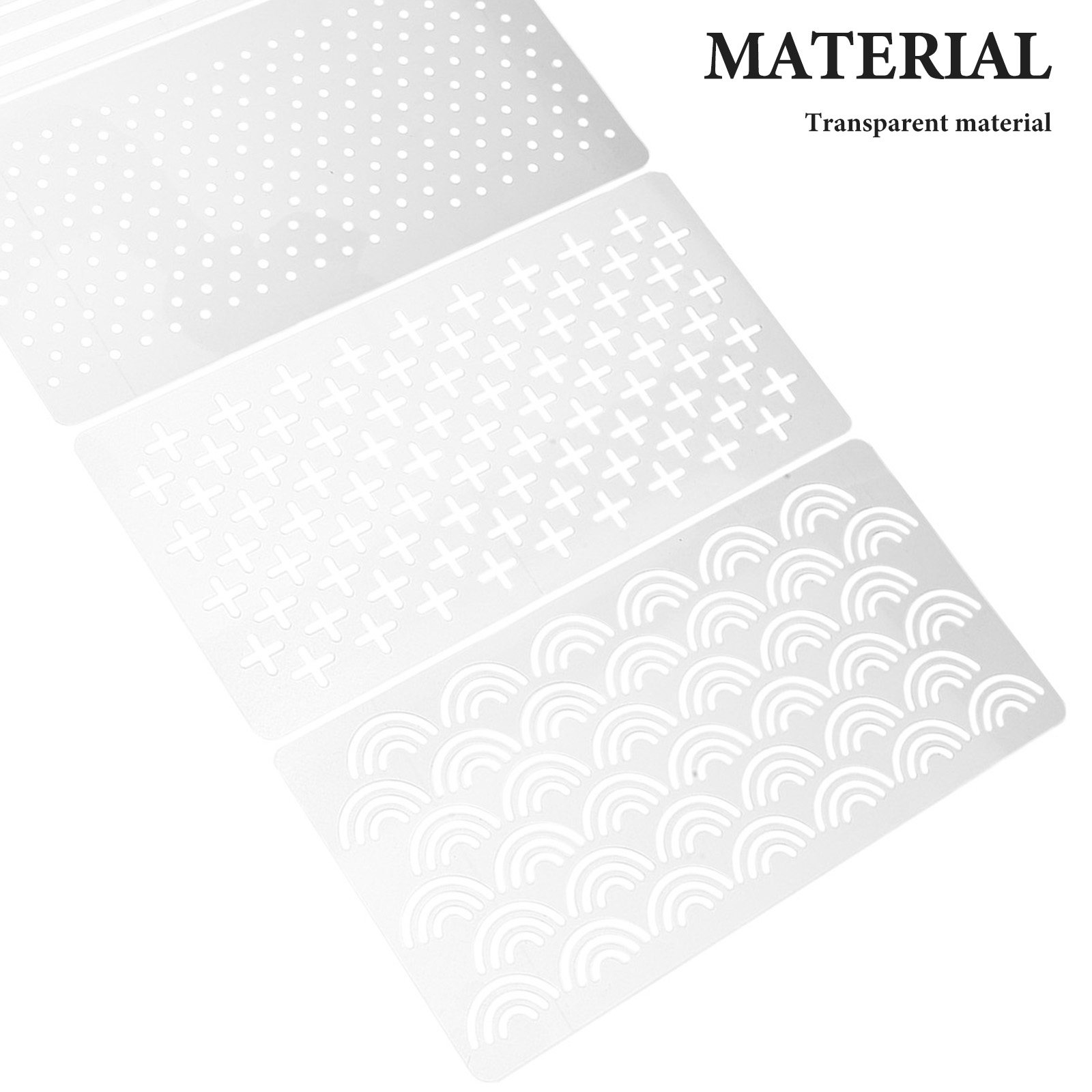 4Pcs Transparent Acrylic Quilt - Embroidery Free Pattern ulasan dan harga
