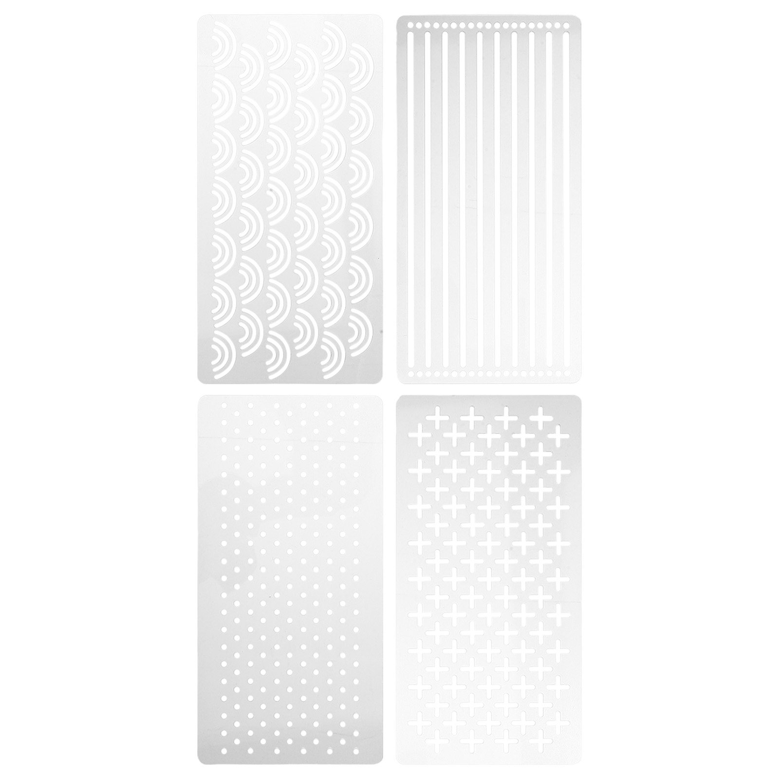 4Pcs Transparent Acrylic Quilt - Embroidery Free Pattern ulasan dan harga