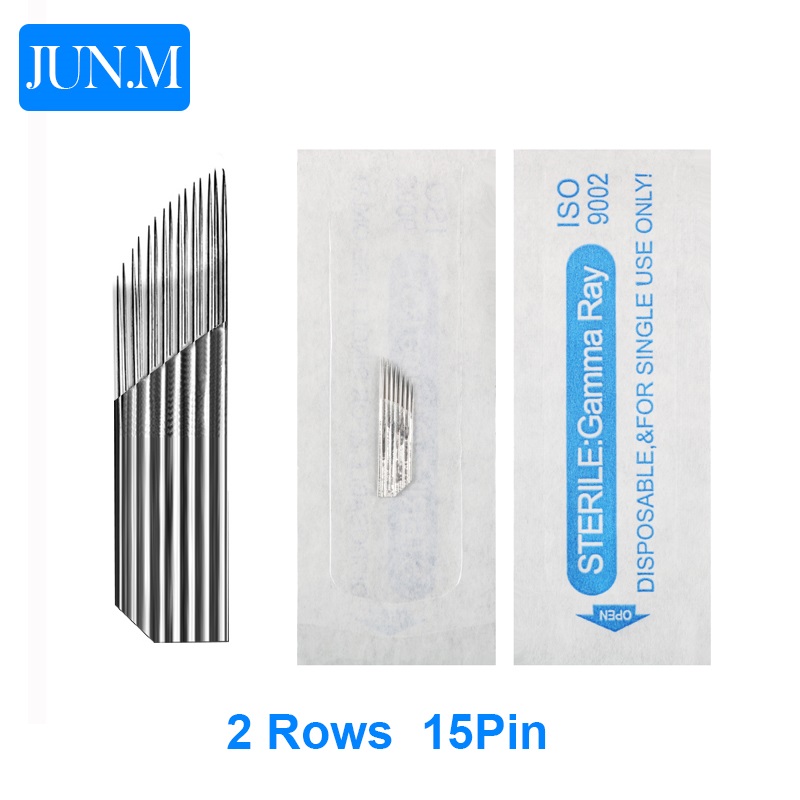 50pcs Sterilized Disposable Mi - Embroidery Eyebrow ulasan dan harga