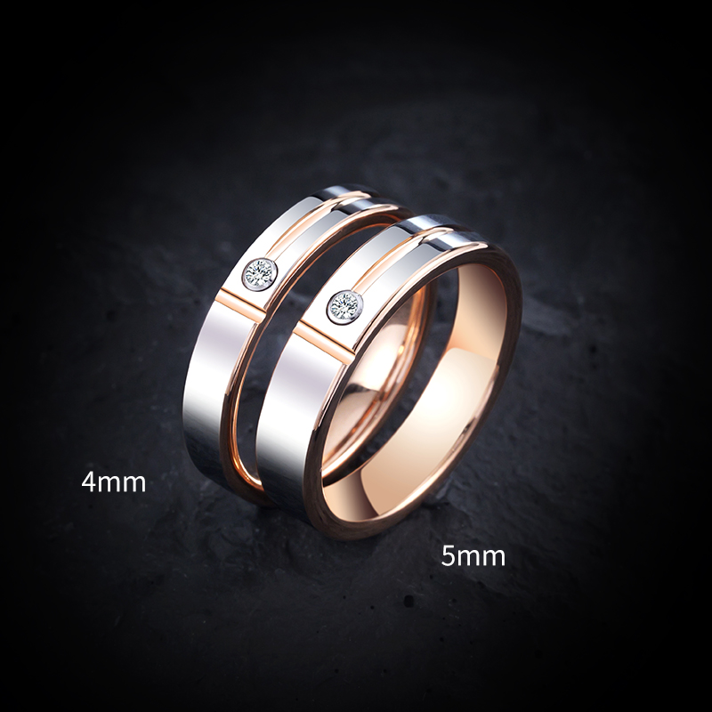 Wedding Rings for Men Women Ro - Embroidery Alphabet ulasan dan harga