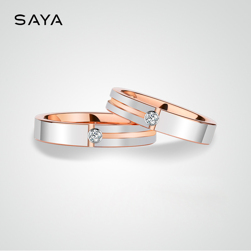Wedding Rings for Men Women Ro - Embroidery Alphabet ulasan dan harga