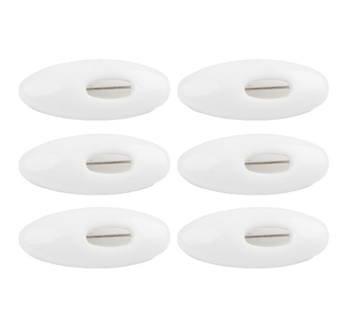 12Pcs Plastic Safety Brooch Pi - Embroidery Eyebrow ulasan dan harga