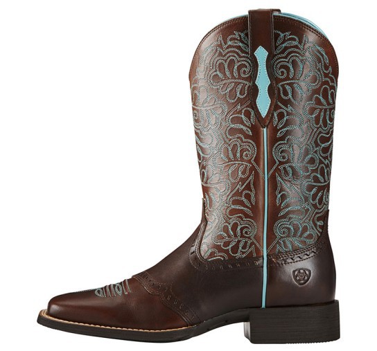 Men's Brown Leather Cowboy Boo - Embroidery Free Pattern ulasan dan harga