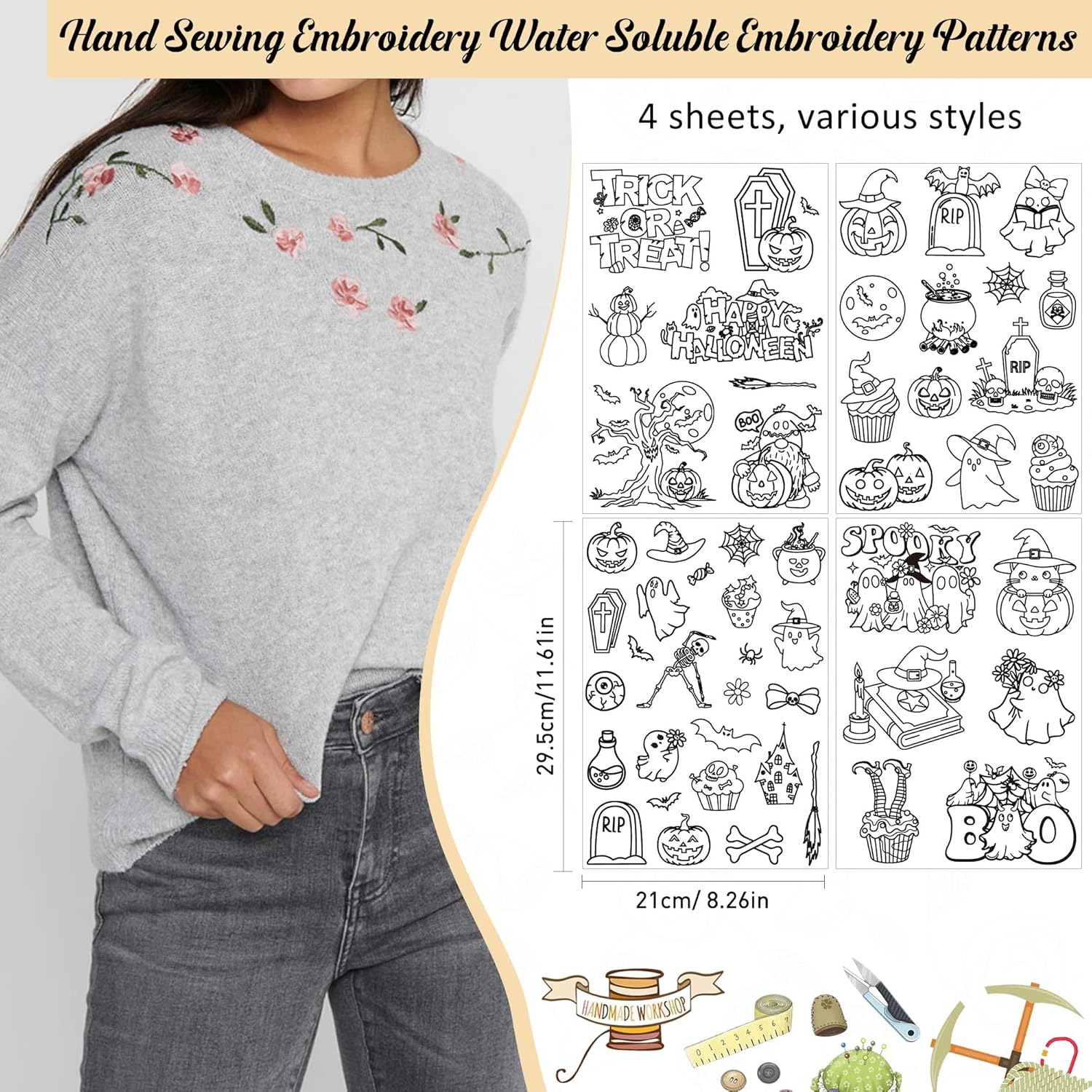 Water Soluble Stabilizer Embro - Embroidery Meaning ulasan dan harga