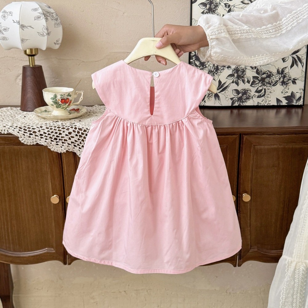 2-7-year-old Korean Version Su - Embroidery Yellow Flower ulasan dan harga