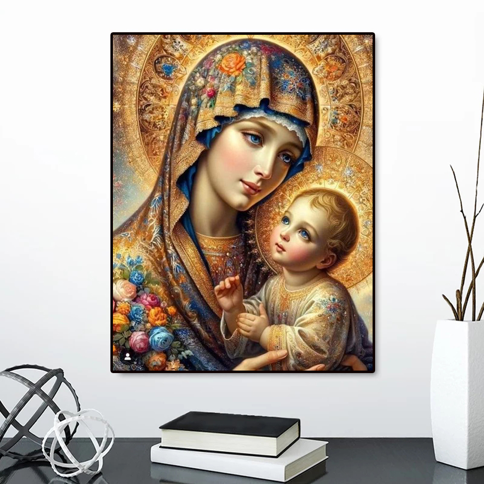 Frameless,Diamond Painting Vir - Embroidery Rose ulasan dan harga